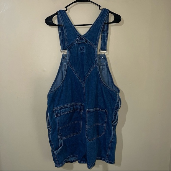 Gap Denim Overalls women’s large dark wash - Picture 3 of 3